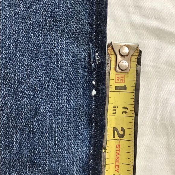 Rag & Bone Blue Side Stripe Skinny Jeans In Indigo Tux Good Condition Size 25 - Picture 12 of 12